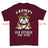 Grumpy Old Duke Of Wellington's Regiment Veteran Printed T-Shirt - Maroon