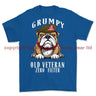 Grumpy Old Duke Of Wellington's Regiment Veteran Printed T-Shirt - Royal Blue