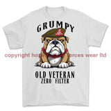 Grumpy Old Duke Of Wellington's Regiment Veteran Printed T-Shirt - White