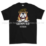 Grumpy Old Irish Guards Veteran Printed T-Shirt - Black