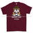 Grumpy Old Irish Guards Veteran Printed T-Shirt - Maroon