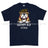 Grumpy Old Irish Guards Veteran Printed T-Shirt - Navy Blue