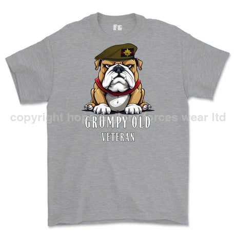 Grumpy Old Irish Guards Veteran Printed T-Shirt - Sports Grey