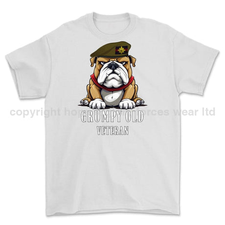 Grumpy Old Irish Guards Veteran Printed T-Shirt - White