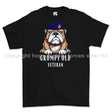 Grumpy Old Life Guards Veteran Printed T-Shirt - Black