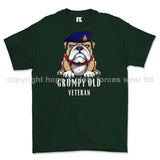Grumpy Old Life Guards Veteran Printed T-Shirt - Commando Green