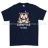 Grumpy Old Life Guards Veteran Printed T-Shirt - Navy Blue