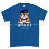 Grumpy Old Life Guards Veteran Printed T-Shirt - Royal Blue