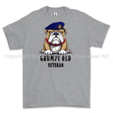 Grumpy Old Life Guards Veteran Printed T-Shirt - Sports Grey