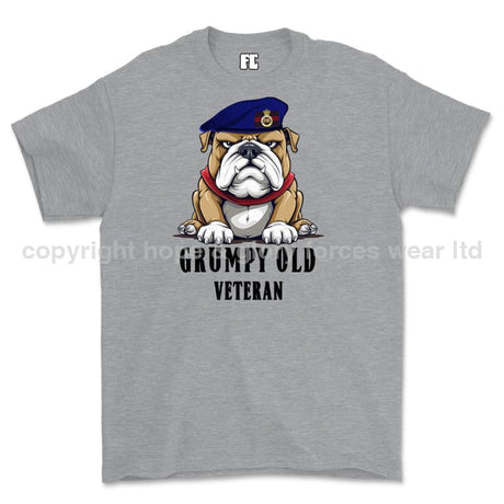 Grumpy Old Life Guards Veteran Printed T-Shirt - Sports Grey