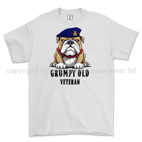 Grumpy Old Life Guards Veteran Printed T-Shirt - White
