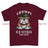 Grumpy Old Light Infantry Veteran Printed T-Shirt - Maroon
