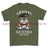 Grumpy Old Light Infantry Veteran Printed T-Shirt - Military Green