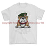 Grumpy Old Light Infantry Veteran Printed T-Shirt - White