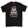 Grumpy Old PARATROOPER Printed T-Shirt - Black