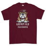 Grumpy Old PARATROOPER Printed T-Shirt - Maroon
