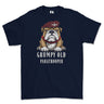 Grumpy Old PARATROOPER Printed T-Shirt - Navy Blue