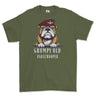 Grumpy Old PARATROOPER Printed T-Shirt - Olive Green