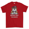 Grumpy Old PARATROOPER Printed T-Shirt - Red