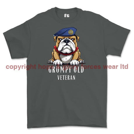Grumpy Old RAF Veteran Printed T-Shirt - Charcoal