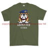 Grumpy Old RAF Veteran Printed T-Shirt - Military Green