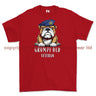 Grumpy Old RAF Veteran Printed T-Shirt - Red