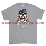 Grumpy Old RAF Veteran Printed T-Shirt - Sports Grey