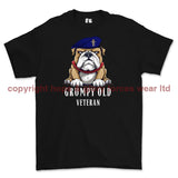Grumpy Old REME Veteran Printed T-Shirt - Black