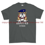 Grumpy Old REME Veteran Printed T-Shirt - Charcoal