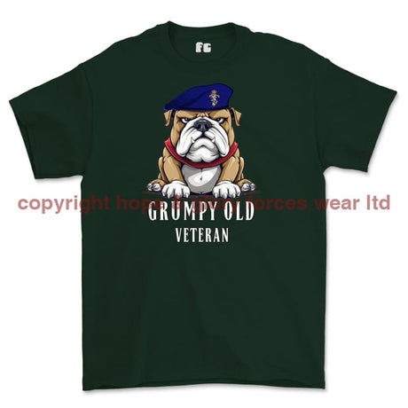 Grumpy Old REME Veteran Printed T-Shirt - Commando Green