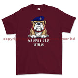 Grumpy Old REME Veteran Printed T-Shirt - Maroon