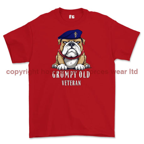 Grumpy Old REME Veteran Printed T-Shirt - Red