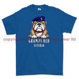 Grumpy Old REME Veteran Printed T-Shirt - Royal Blue