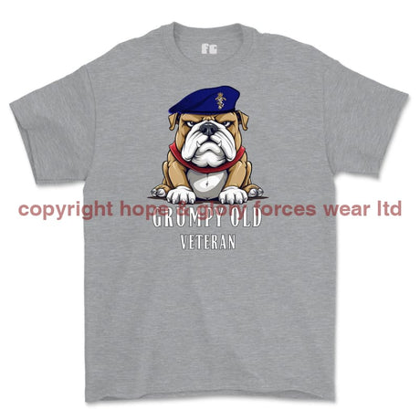 Grumpy Old REME Veteran Printed T-Shirt - Sports Grey