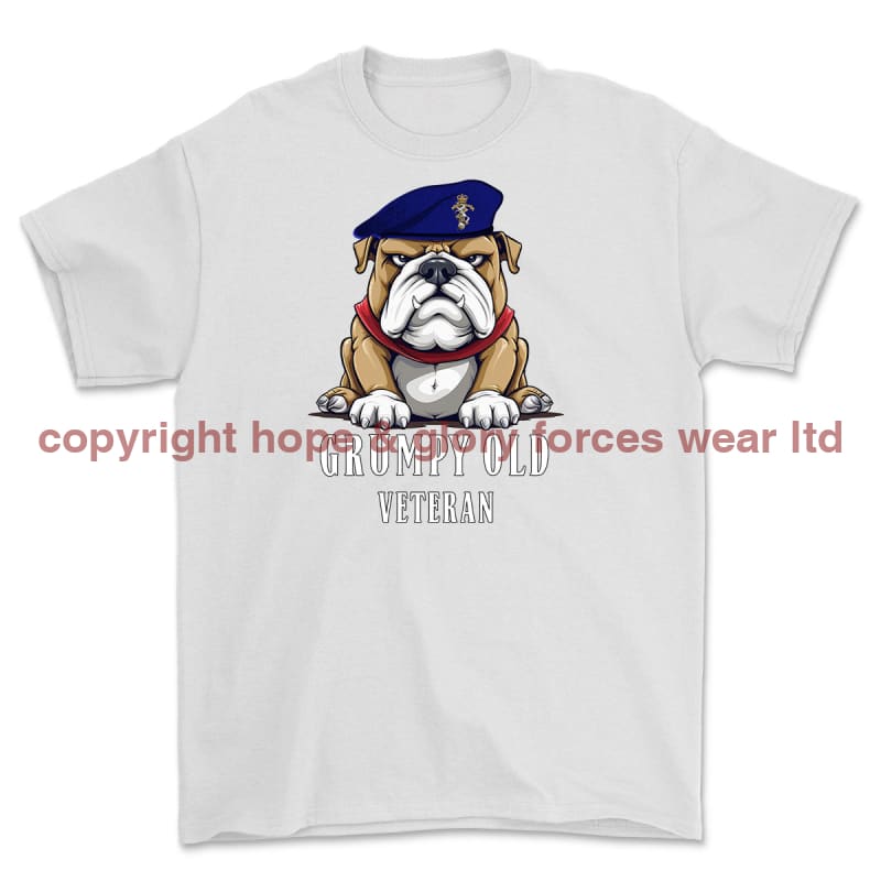 Grumpy Old REME Veteran Printed T-Shirt - White