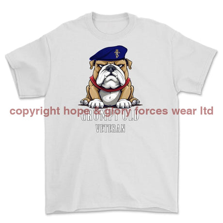 Grumpy Old REME Veteran Printed T-Shirt - White