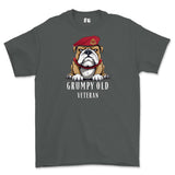 Grumpy Old Royal Military Police Veteran Printed T-Shirt - Charcoal