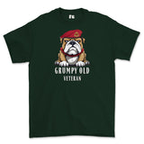 Grumpy Old Royal Military Police Veteran Printed T-Shirt - Green