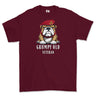 Grumpy Old Royal Military Police Veteran Printed T-Shirt - Maroon