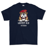 Grumpy Old Royal Military Police Veteran Printed T-Shirt - Navy Blue