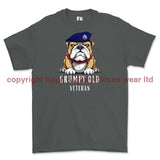 Grumpy Old Royal Corps Of Transport Veteran Printed T-Shirt - Charcoal