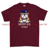 Grumpy Old Royal Corps Of Transport Veteran Printed T-Shirt - Maroon