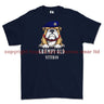 Grumpy Old Royal Corps Of Transport Veteran Printed T-Shirt - Navy Blue
