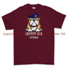 Grumpy Old Royal Engineers Veteran Printed T-Shirt - Maroon