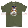 Grumpy Old Royal Engineers Veteran Printed T-Shirt - Military Green