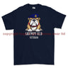 Grumpy Old Royal Engineers Veteran Printed T-Shirt - Navy Blue