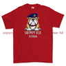 Grumpy Old Royal Engineers Veteran Printed T-Shirt - Red