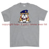 Grumpy Old Royal Engineers Veteran Printed T-Shirt - Sports Grey