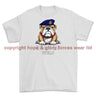 Grumpy Old Royal Engineers Veteran Printed T-Shirt - White