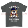 Grumpy Old Royal Fusilier Veteran Printed T-Shirt - Charcoal